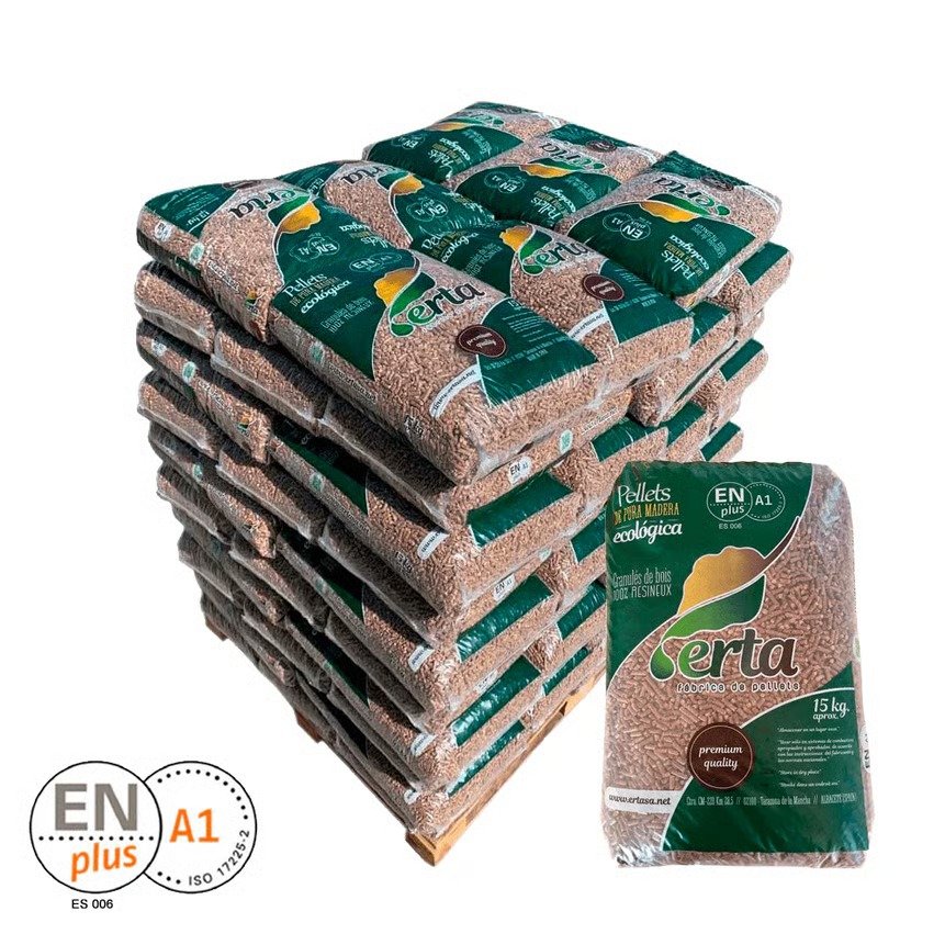 Pellets Erta – Palet de 77 sacos